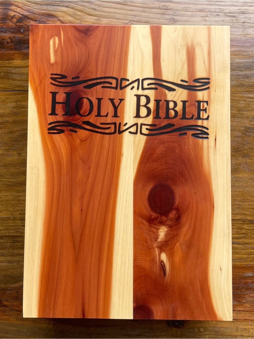 Holy Bible Remembrance Edition - Housed in a Custom Cedar Presentation Box